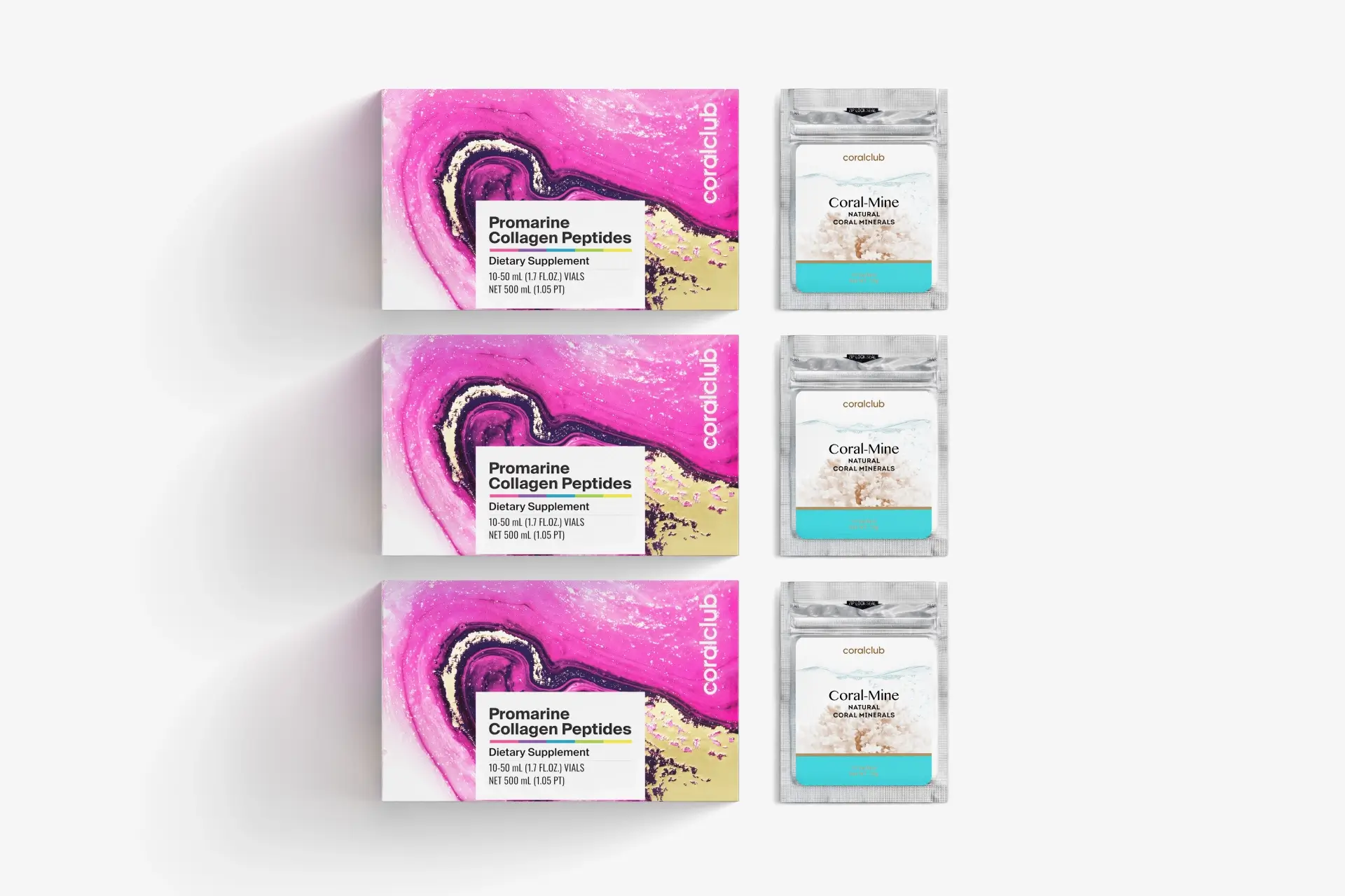 Kolageno peptidai Promarine & Coral-Mine