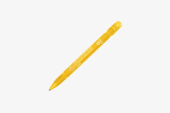 Rašiklis iš perdirbto plastiko