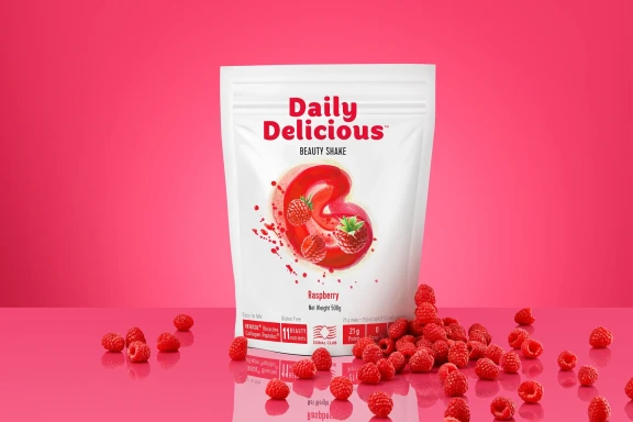 Daily Delicious Beauty Shake su avietėm